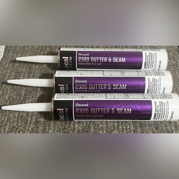 Geocel 2320 Construction Tripolymer Gutter and Seam Tripolymer Sealant / Clear - Picture 1 of 7